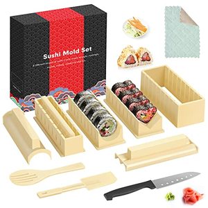 Includes Everything you Need to Make Delicious and Authentic Sushi Right From Home
